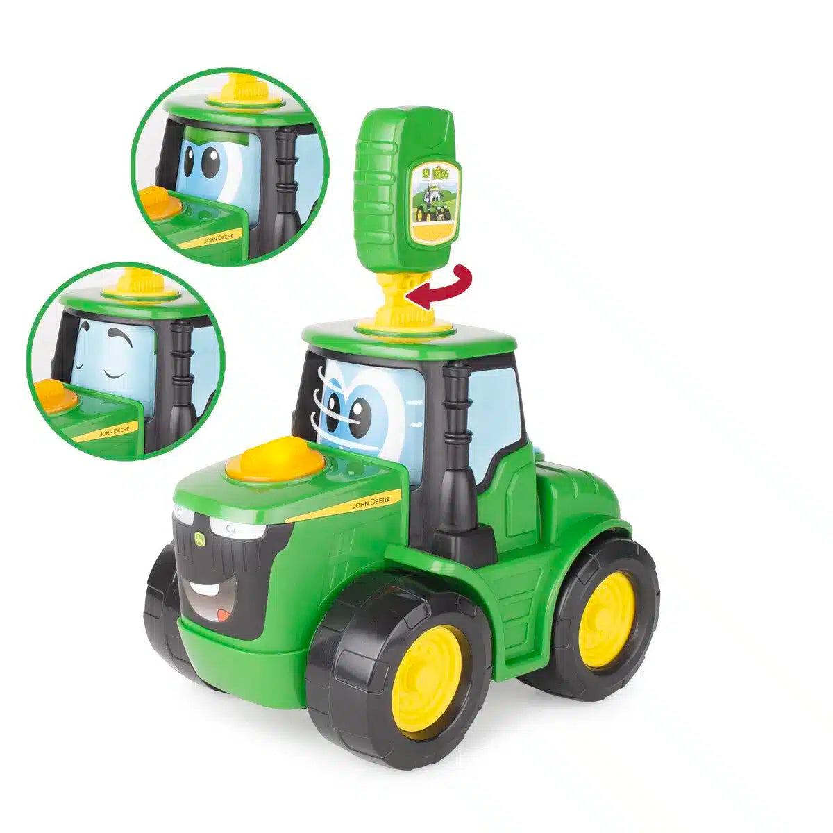 John Deere Key N Go Johnny Tractor – Interaktiv legetraktor med lyd og lys