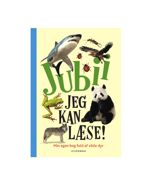 Jubii, jeg kan læse! Min egen bog fuld af vilde dyr