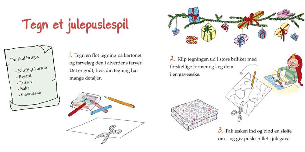 Julesange og puslerier