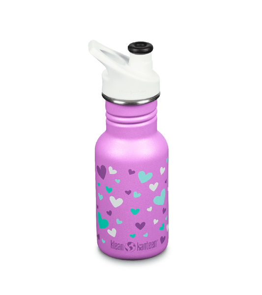 Klean Kanteen drikkedunk - Narrow 355ml (Sport cap) - Orchid Hearts