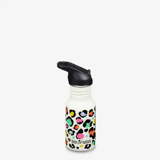 Klean Kanteen - Kid Classic Narrow 355ml (w Flip Seal Sport) Leopard Print