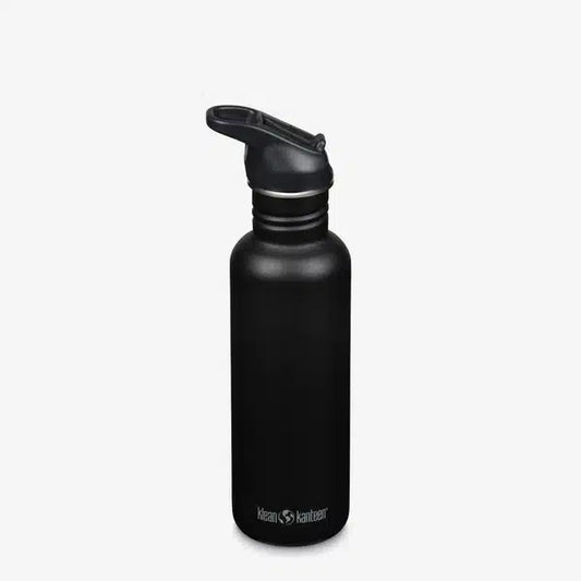 Klean Kanteen drikkedunk - Classic 800ml (w Flip Seal Sport) Black