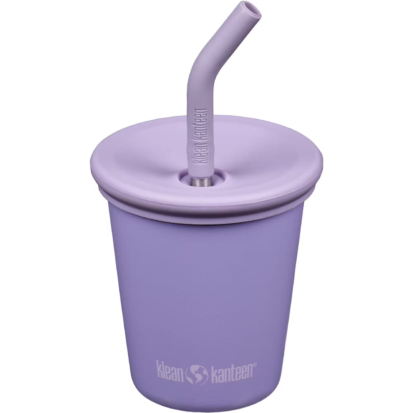 Klean Kanteen Kid Cup Børnekop 296 ml – Paisley Purple – Rustfrit Stål & Sugerør