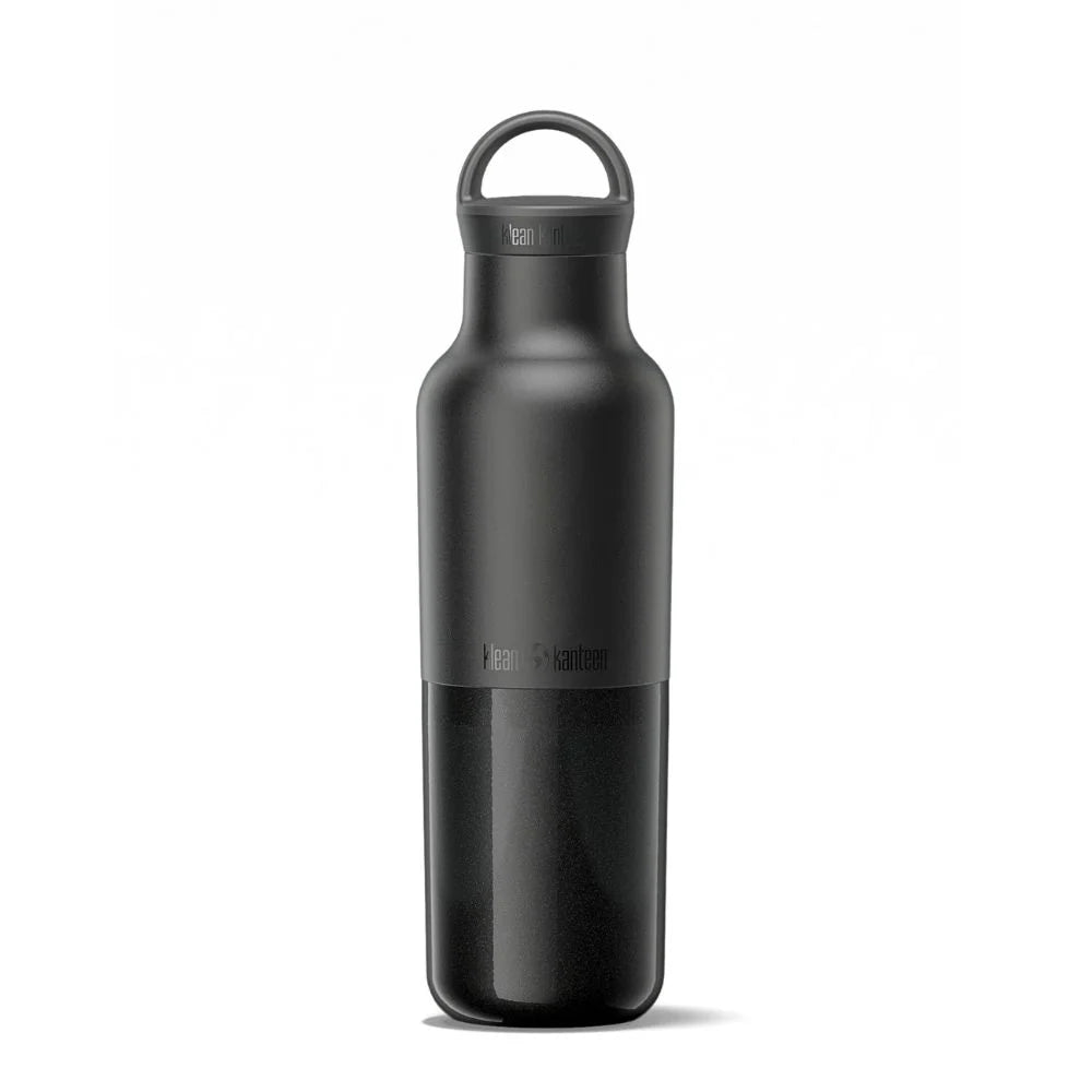 Klean Kanteen Rise Classic 592ml (20oz) – isoleret drikkedunk med Arch Loop Cap - Black
