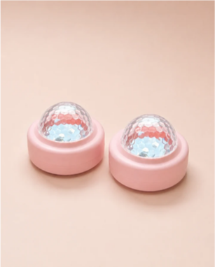 Lalarma - Disco Duo Mini Discolys – Lyserød 2-pak