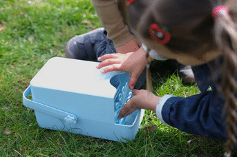 Lalarma Sæbeboblemaskine - Blå