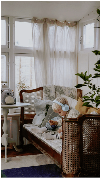 Lalarma Wireless Headphone with Lights - Blue