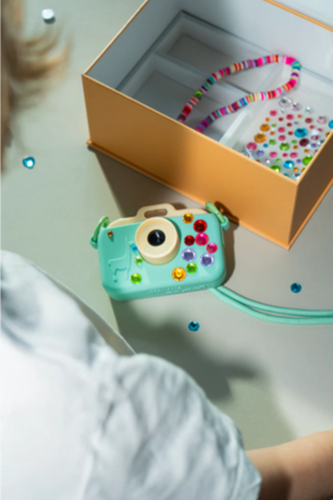 Lalarma Kamera – Gul/Mint