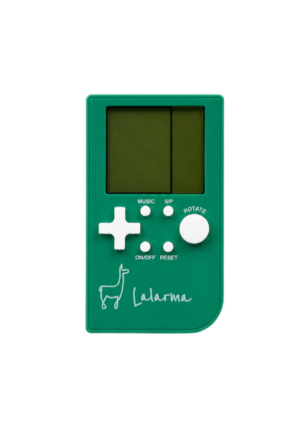 Lalarma Pocket Game – håndholdt retro spillekonsol med 11 spil - Grøn