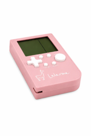 Lalarma Pocket Game – håndholdt retro spillekonsol med 11 spil - Rose