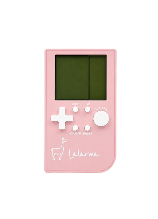 Lalarma Pocket Game – håndholdt retro spillekonsol med 11 spil - Rose