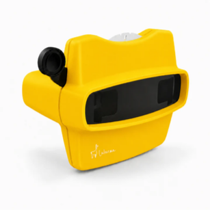 Lalarma Retro 3D Viewer – klassisk 3D fremviser til børn - Gul