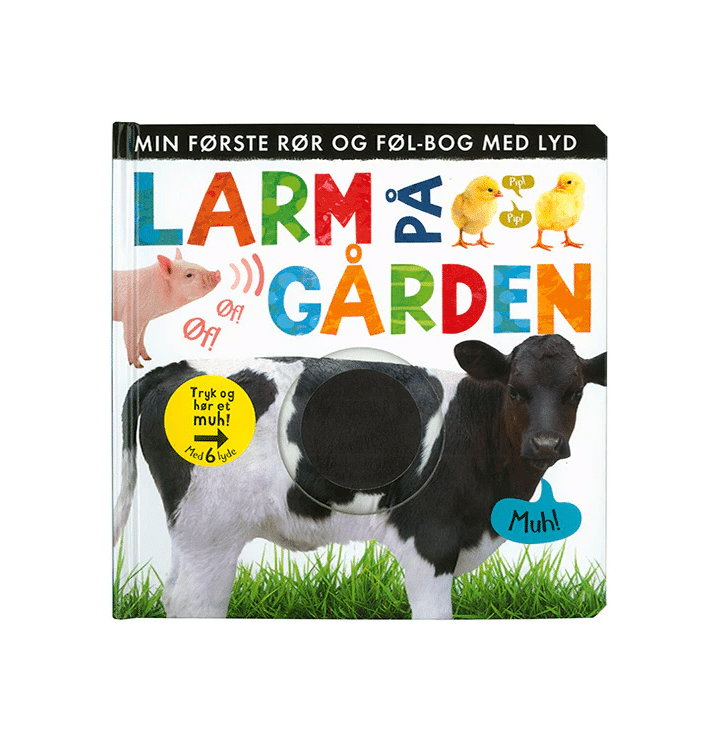 Larm på gården, Min første rør og føl-bog med lyd