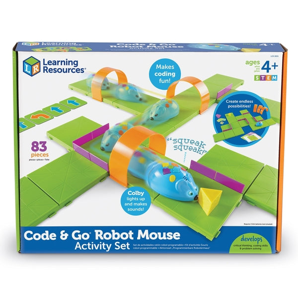 Learning Resources - Code & Go Robot Mouse – Kodningssæt med Robotmus