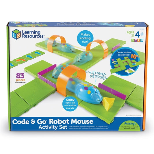 Learning Resources - Code & Go Robot Mouse – Kodningssæt med Robotmus
