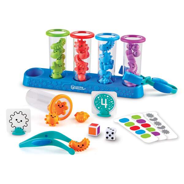 Learning Resources - Silly Science – Finmotorik & Sorteringssæt