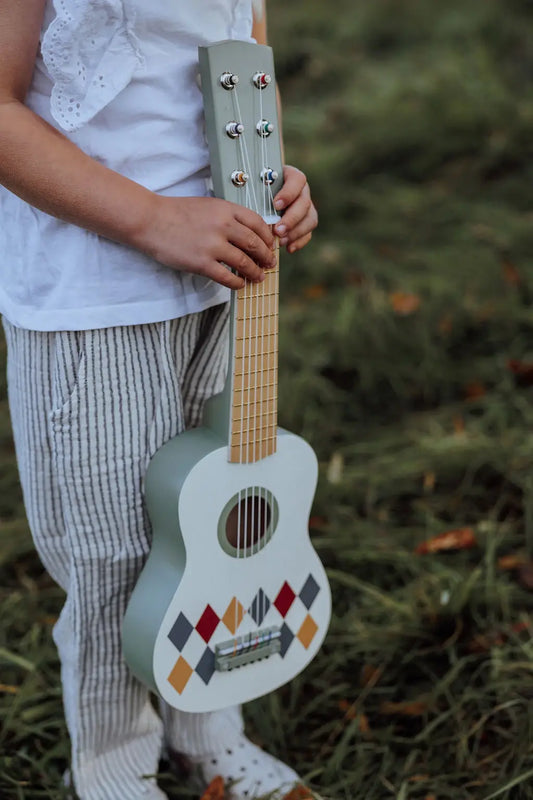 MAMAMEMO - Guitar med 6 strenge – Harlekin