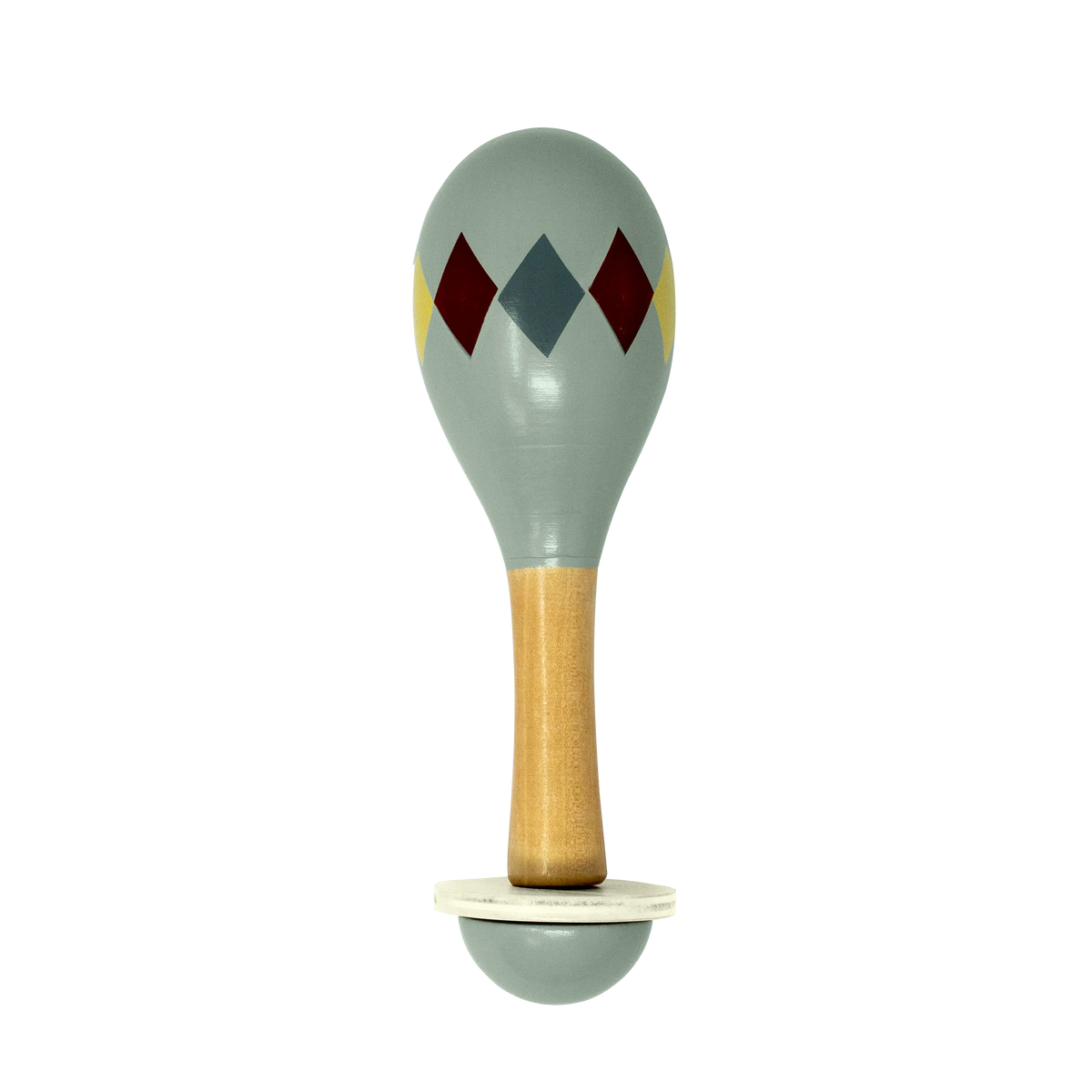 MAMAMEMO - Maracas i træ – Grøn Harlekin