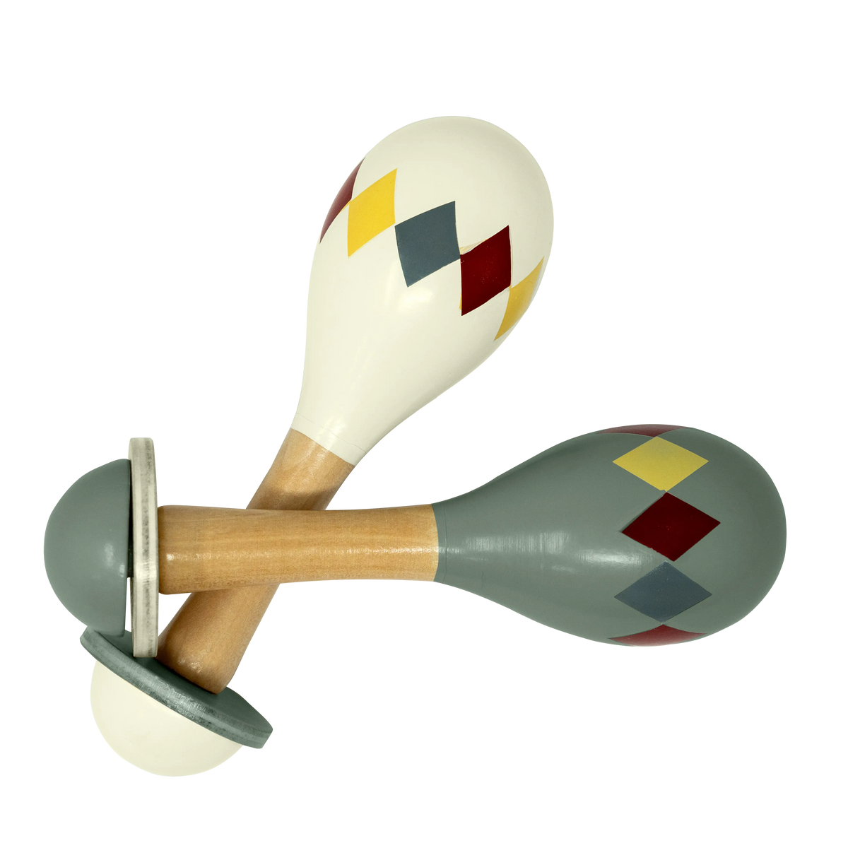 MAMAMEMO - Maracas i træ – Harlekin