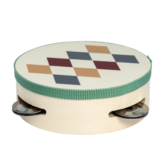 MAMAMEMO - Tamburin i træ – Harlekin