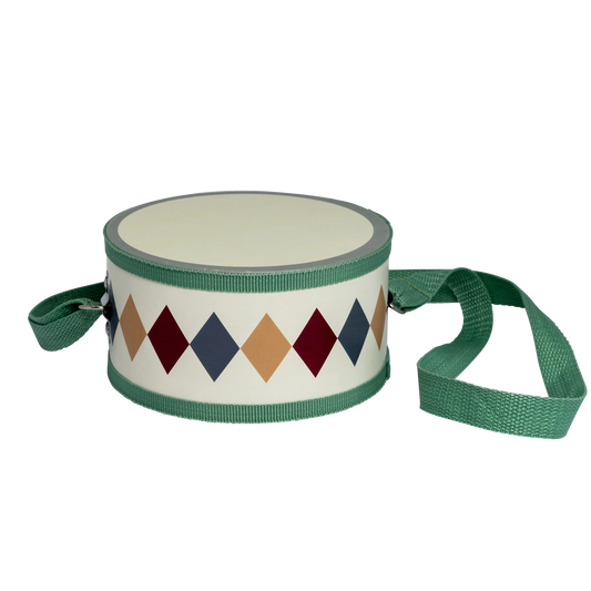 MAMAMEMO - Tromme med skulderrem – Harlekin