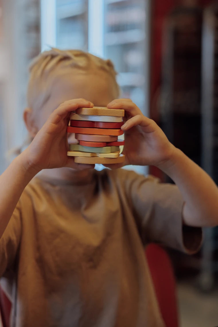 MAMAMEMO® Sandwich i træ – legemad med pålæg, brød & velcro (2+)