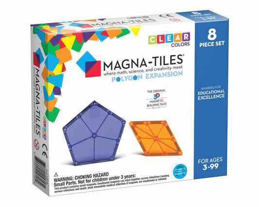 Magna-Tiles - 8 stk. Expansion set polygon