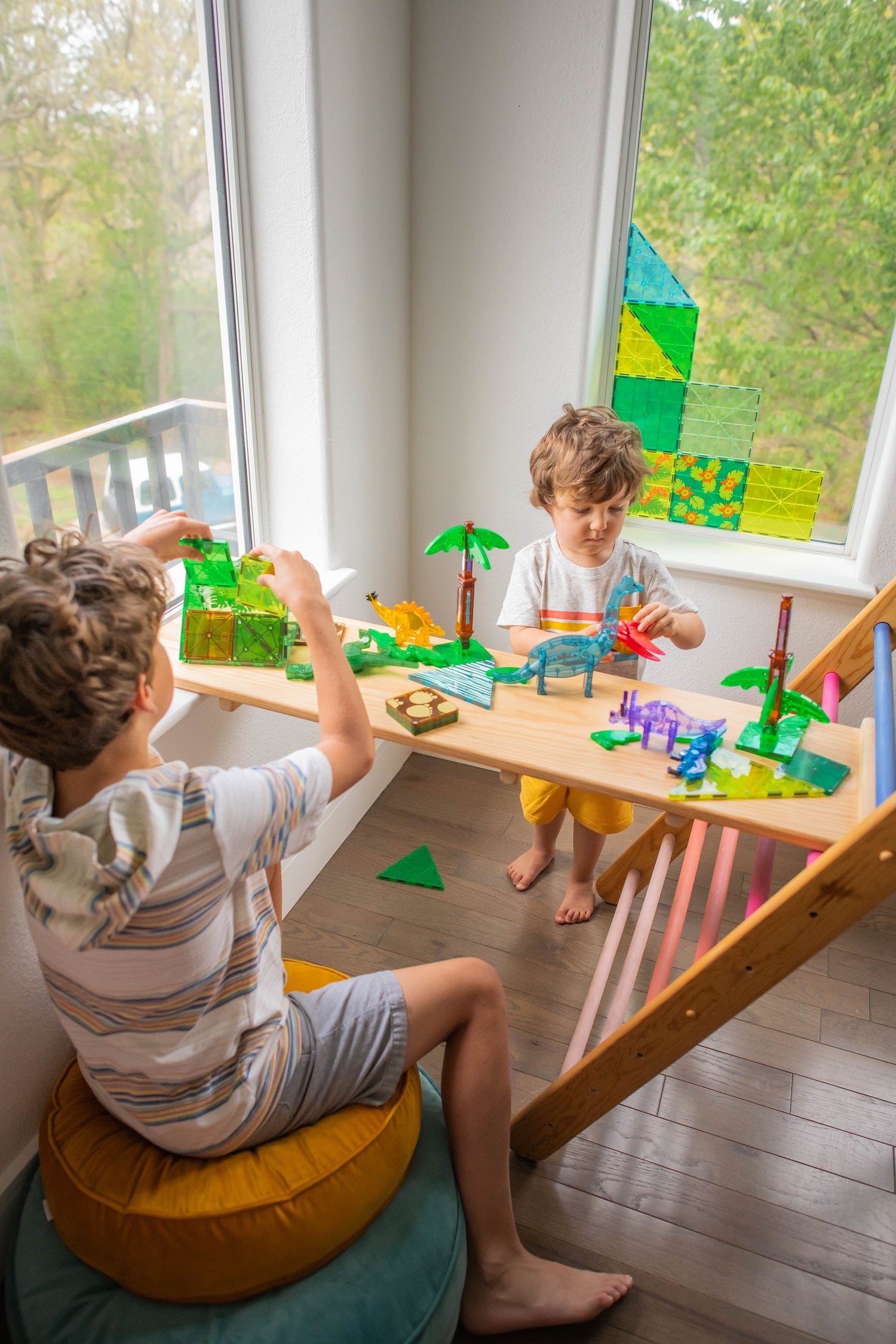 Magna-Tiles - Dino World XL 50-stk