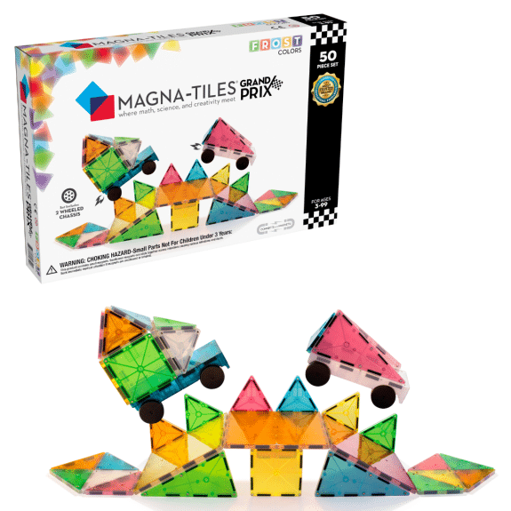 Magna-Tiles - Grand Prix Frost 50 pcs