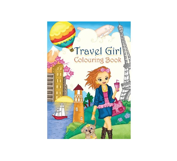 Malebog A4 Travel Girl 16 sider