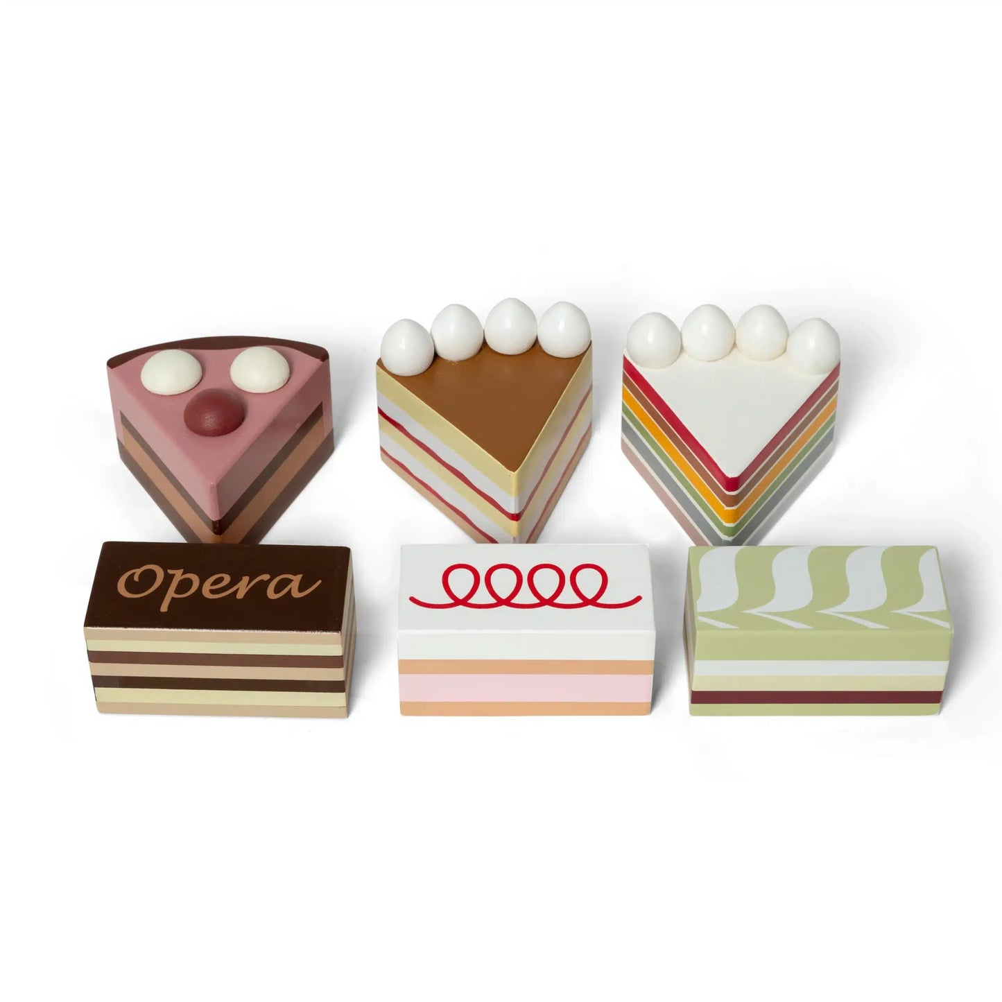 Lagkagestykker på fad – Trælegemad i høj kvalitet fra Mamamemo®