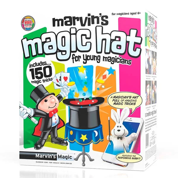 Marvin's Magic - Tryllesæt med tryllehat – 150 tricks