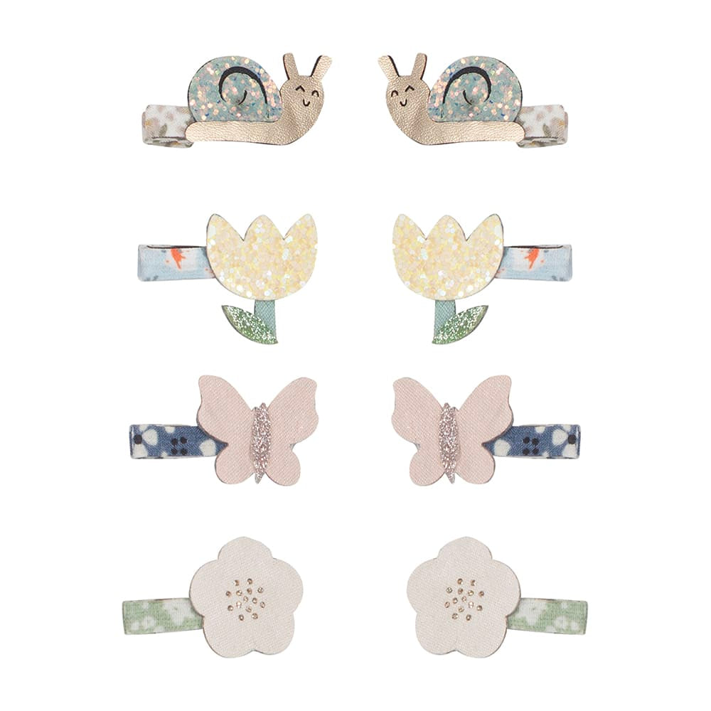 Mimi & Lula - 8 hårclips - Mini Garden Tulip