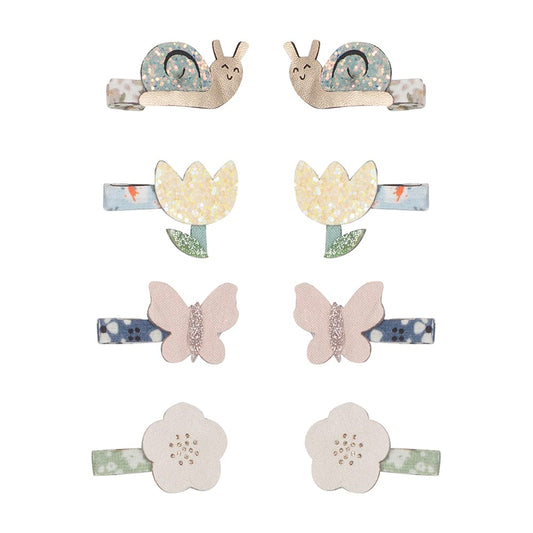 Mimi & Lula - 8 hårclips - Mini Garden Tulip