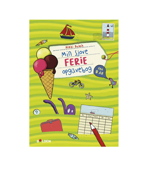 Min sjove ferie opgavebog – Fra 8 år