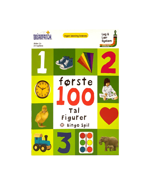 Mine første 100 tal, former og farver spil