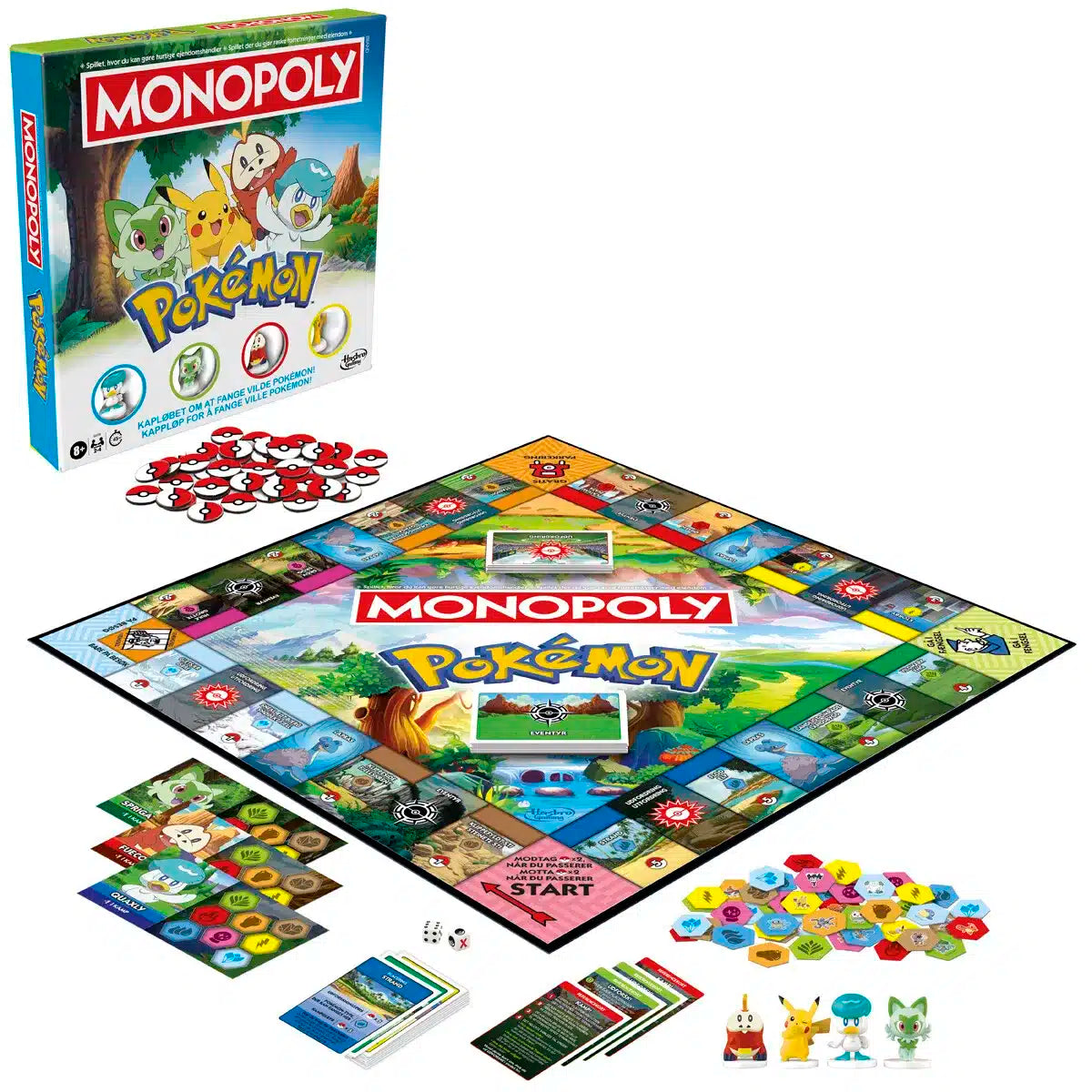 Monopoly Pokémon DK/NO – Fang og Byg Dit Pokémon-Univers