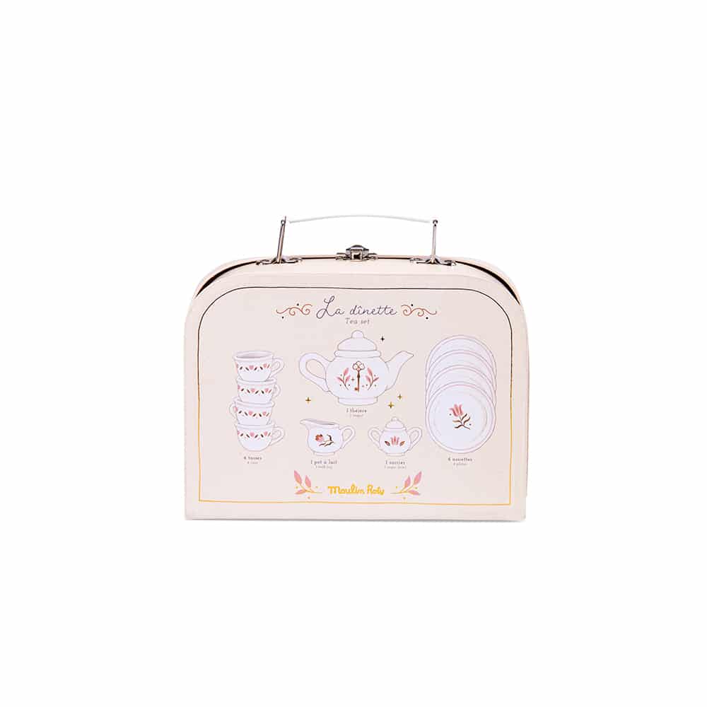 Moulin Roty - Tesæt i kuffert 11 dele - La petite école de danse