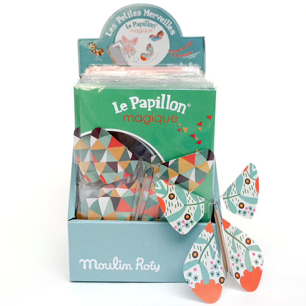 Moulin Roty - Magisk sommerfugl – Flyvende overraskelse