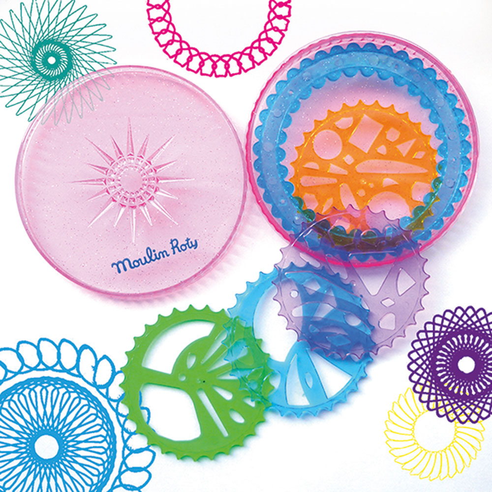 Moulin Roty - Magisk tegnespiral – Kreativt tegnesæt