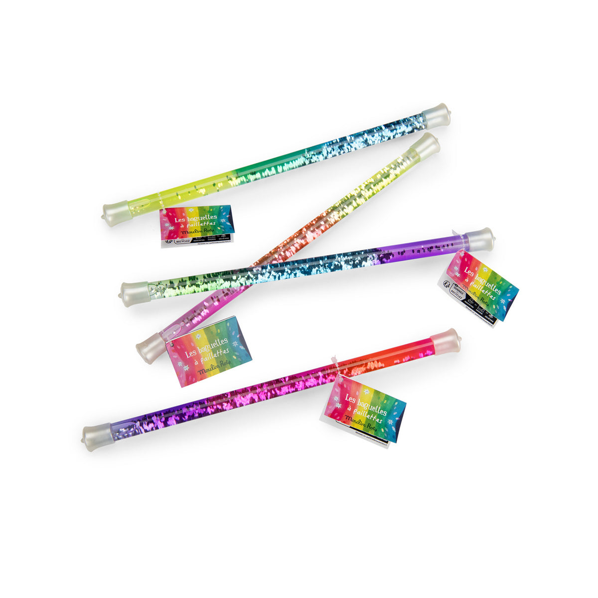 Moulin Roty - Tryllestav med glitter – Assorterede farver