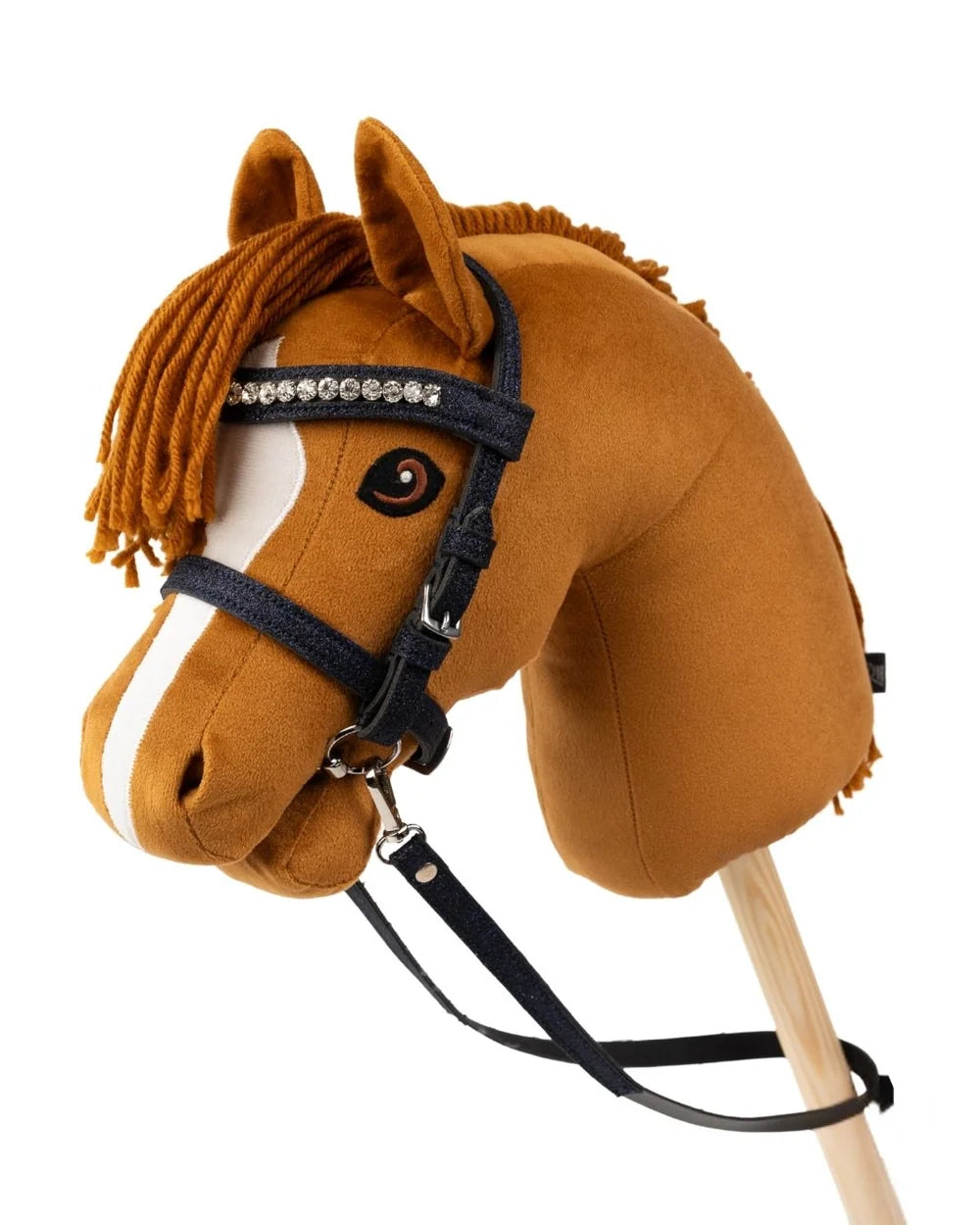 My Hobby Horse - Navy glittertrense til kæphest med sten