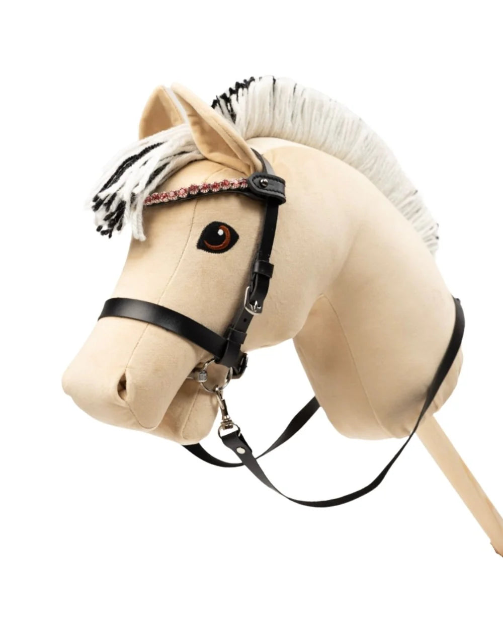 My Hobby Horse - Pandebånd med pink sten til kæphest