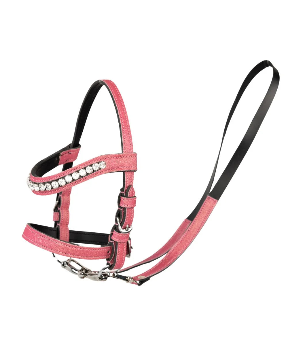 My Hobby Horse - Pink glittertrense til kæphest med tøjler