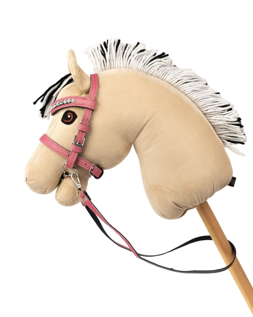 My Hobby Horse - Pink glittertrense til kæphest med tøjler