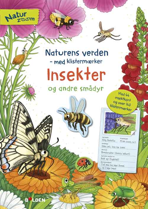 Naturens verden – med klistermærker – Insekter og andre smådyr