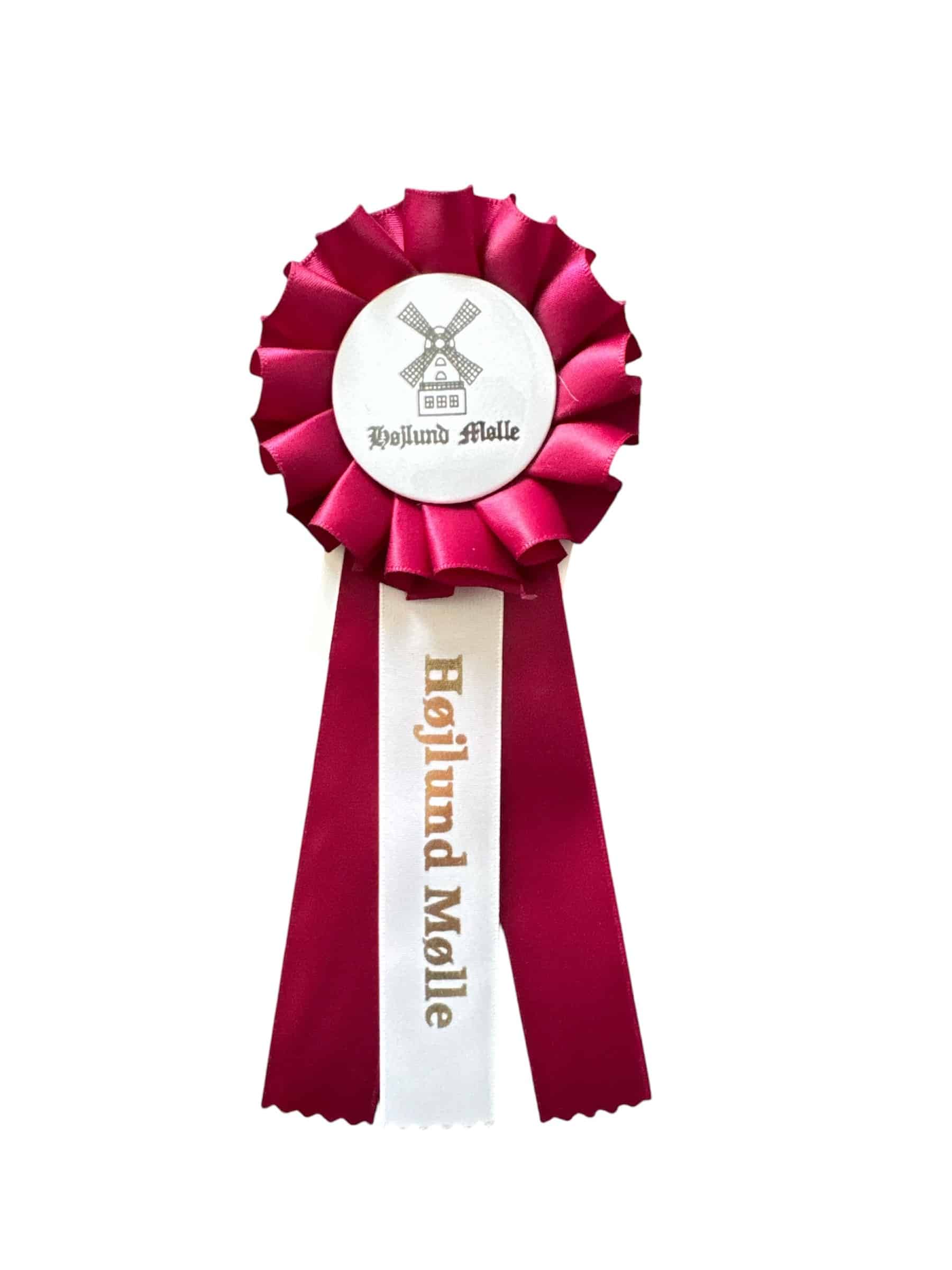 Roset til kæphest, vinrød