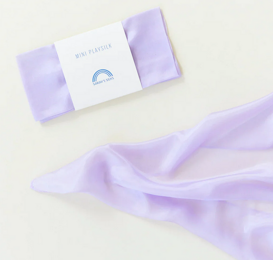 Sarahs Silks Legesilke 53 x 53 cm - Lavendel