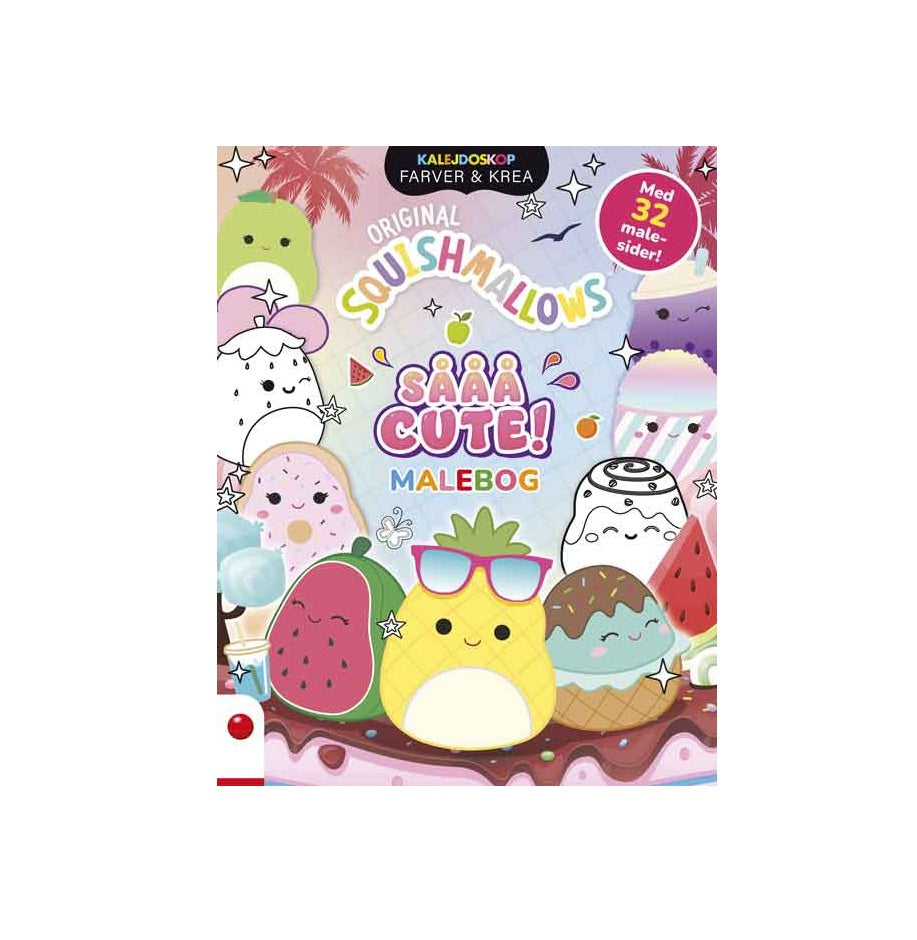 Squishmallows Sååå Cute! Malebog – Sjov og farverig malebog for børn