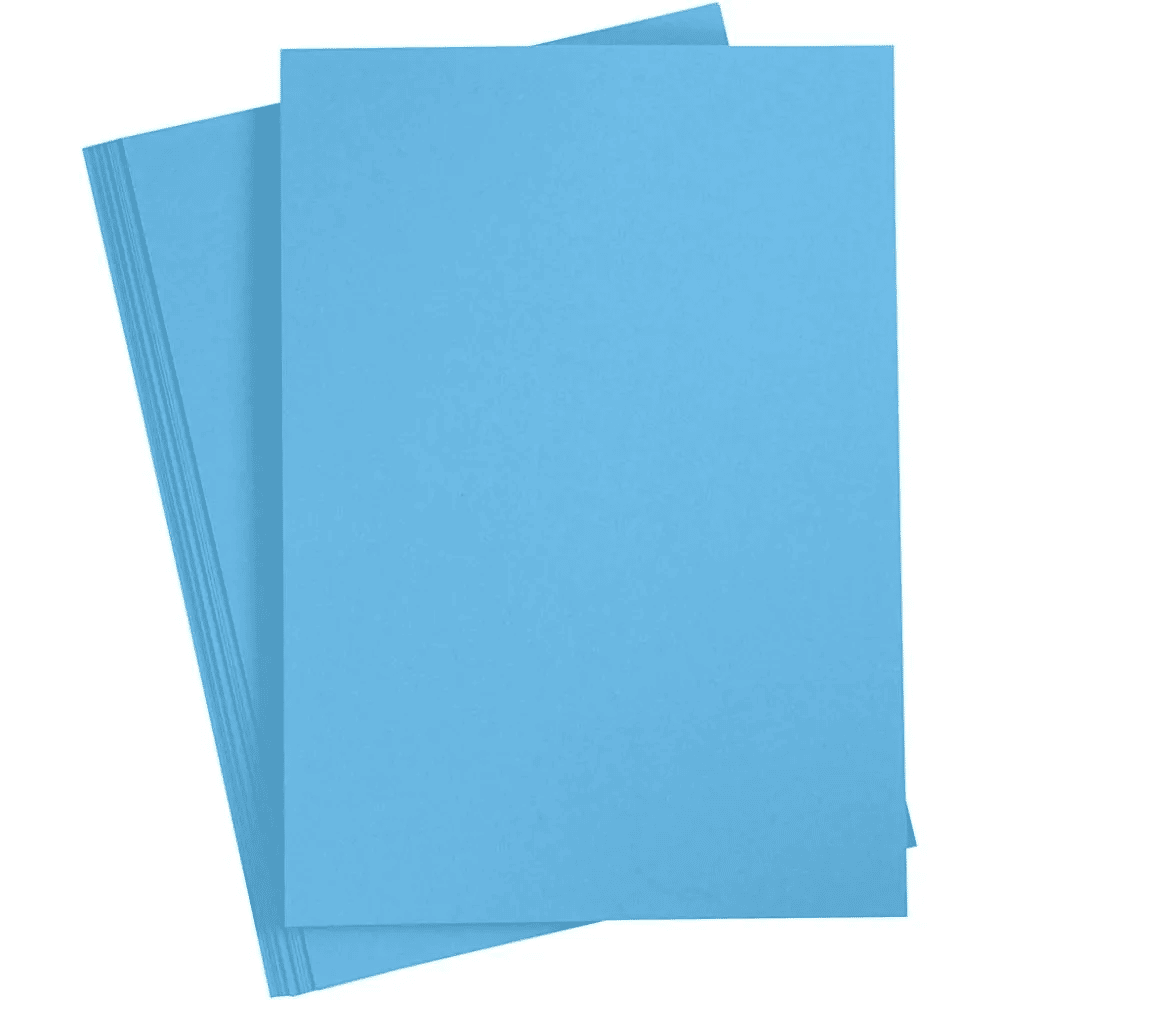 Svanemærket karton klar blå